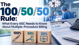 The 100/50/50 Rule: What Every ASC Needs to Know About Multiple-Procedure Billing